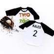 Load image into Gallery viewer, "Two is a Zoo" Second Birthday Raglan