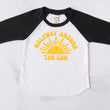 Load image into Gallery viewer, "Halfway Around the Sun" 1/2 Birthday Personalized Raglan
