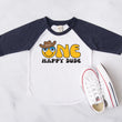 Load image into Gallery viewer, One Happy Dude Personalized 1st Birthday Raglan