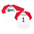 Load image into Gallery viewer, "One Snowflake" Personalized 1st Birthday Raglan