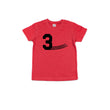 Load image into Gallery viewer, 3 Racecar Themed 3rd Birthday Personalized T-shirt