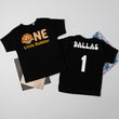 Load image into Gallery viewer, One Little Gobbler Fall-themed Personalized 1st Birthday T-shirt/Bodysuit
