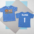 Load image into Gallery viewer, One Little Gobbler Fall-themed Personalized 1st Birthday T-shirt/Bodysuit
