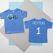 Load image into Gallery viewer, "One Snowflake" Personalized First Birthday Outfit T-shirt/Bodysuit