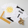 Load image into Gallery viewer, "First Trip Around the Sun" Personalized 1st Birthday Outfit T-shirt/Bodysuit