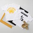 Load image into Gallery viewer, "Halfway Around the Sun" Personalized 1/2 Birthday Outfit T-shirt/Bodysuit