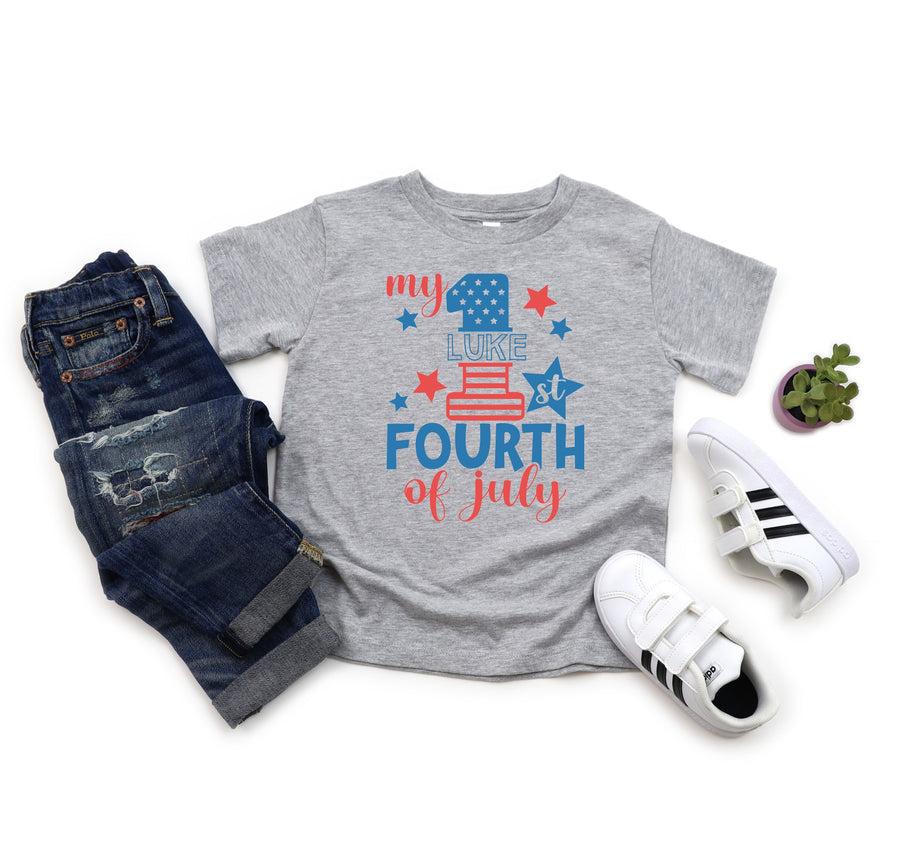My 1st Fourth of July Personalized Independence Day Outfit
