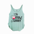 Load image into Gallery viewer, "The Ofishal Mama" Fish Themed 1st Birthday Themed Women's Tank Top