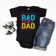 Load image into Gallery viewer, (Full Front Design) Rad Dad/Rad Like Dad, Father's Day Matching T-shirts.