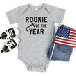 Load image into Gallery viewer, "Rookie of the Year" Football Personalized T-shirt/Bodysuit