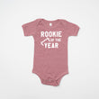 Load image into Gallery viewer, "Rookie of the Year" Football Personalized T-shirt/Bodysuit