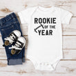 Load image into Gallery viewer, "Rookie of the Year" Football Personalized T-shirt/Bodysuit