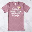 Load image into Gallery viewer, "Sicker Than Your Average Mama/ Big Poppa" 1st Birthday Custom Parent T-shirt - Winter/Fall Colors
