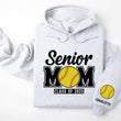 Load image into Gallery viewer, Senior Mom Personalized Softball Hoodie Sweatshirt