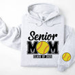 Load image into Gallery viewer, Senior Mom Personalized Softball Hoodie Sweatshirt