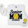 Load image into Gallery viewer, Senior Mom Personalized Softball Sweatshirt
