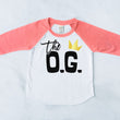 Load image into Gallery viewer, The OG Hip Hop Theme Sibling of the Notorious One Birthday Raglan