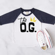 Load image into Gallery viewer, The OG Hip Hop Theme Sibling of the Notorious One Birthday Raglan