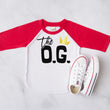 Load image into Gallery viewer, The OG Hip Hop Theme Sibling of the Notorious One Birthday Raglan