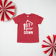 Load image into Gallery viewer, 1st Year Down Football Personalized 1st Birthday T-shirt or Bodysuit