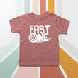 Load image into Gallery viewer, "Fast One" 1st Birthday Racing Theme T-shirt or Bodysuit