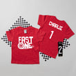 Load image into Gallery viewer, "Fast One" 1st Birthday Racing Theme T-shirt or Bodysuit