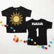 Load image into Gallery viewer, "First Trip Around the Sun" Personalized 1st Birthday Outfit T-shirt/Bodysuit