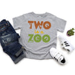Load image into Gallery viewer, "Two is a Zoo" 2nd Birthday Personalized T-shirt