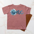 Load image into Gallery viewer, "One Snowflake" Personalized First Birthday Outfit T-shirt/Bodysuit
