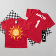 Load image into Gallery viewer, "First Trip Around the Sun" Personalized 1st Birthday Outfit T-shirt/Bodysuit