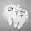Load image into Gallery viewer, Halfway to One Birthday Long Sleeved Personalized Romper