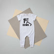 Load image into Gallery viewer, 1st Down Football Slim Fit Birthday Romper