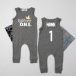 Load image into Gallery viewer, Notorious One Sleeveless Personalized First Birthday Romper