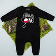 Load image into Gallery viewer, Ofishally One Long Sleeved Personalized Romper