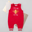 Load image into Gallery viewer, It's my "BEE" day Summer Themed First Birthday Romper with Striped Cuff