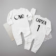 Load image into Gallery viewer, One Moon Long Sleeved Personalized Romper