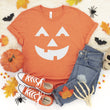 Load image into Gallery viewer, Jack-o-lantern Adult Halloween T-shirts