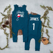 Load image into Gallery viewer, "O'Fishally One" Slim Fit Fish Themed Sleeveless Romper