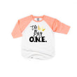 Load image into Gallery viewer, "The Big One Crown" Crown Personalized 1st Birthday Raglan
