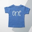 Load image into Gallery viewer, Minimalistic One Personalized 1st Birthday Outfit