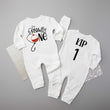 Load image into Gallery viewer, Ofishally One Long Sleeved Personalized Romper