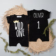 Load image into Gallery viewer, Shorts "Wild One" Slim Fit 1st Birthday Romper