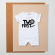 Load image into Gallery viewer, Shorts "Two Fast" Slim Fit Birthday Romper