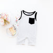 Load image into Gallery viewer, TroubleBoy® Black Shorts Romper