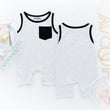 Load image into Gallery viewer, TroubleBoy® Black Shorts Romper