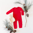 Load image into Gallery viewer, TroubleBoy® Red Long Sleeve Blank Romper
