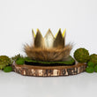 Load image into Gallery viewer, Wild One Gold Crown and Tail with Faux Fur