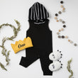 Load image into Gallery viewer, TroubleBoy® Blank Black Romper with Hood