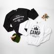 Load image into Gallery viewer, Camping in Luxury Hotels. Vacation Sweatshirt for Women. Sweatshirt. Glamping Outfit. Nature. Group Pictures. Travel. Party. Relax. Camp.