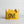 Load image into Gallery viewer, Gold knitted crown with ONE in black script lettering and gold accents
